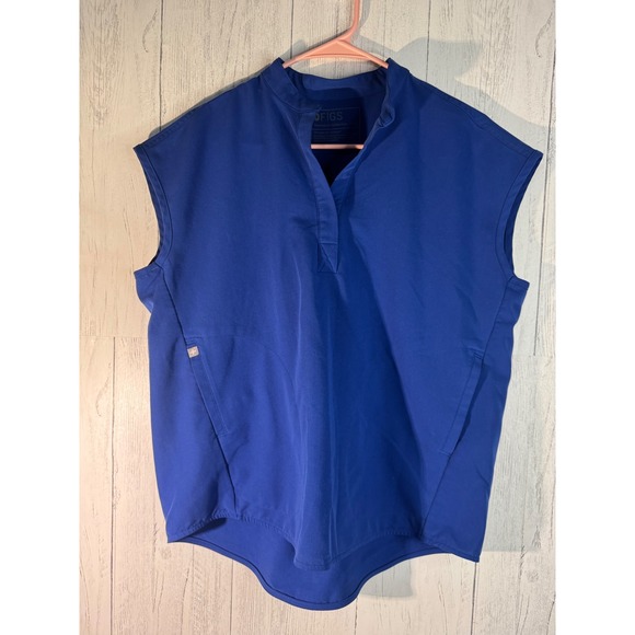 FIGS Scrub Set Royal Blue Rafaela Top XS Zamora Jogger Pants S - Picture 2 of 7